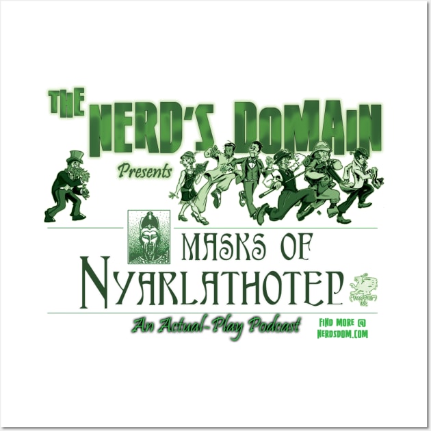 ND Presents Masks of Nyarlathotep Wall Art by The Nerd's Domain